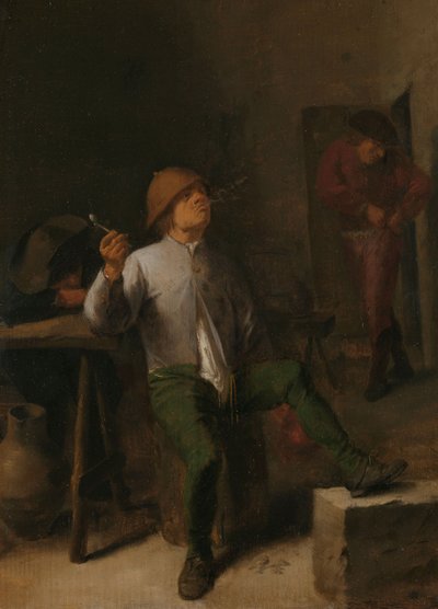 Il fumatore da Adriaen Brouwer